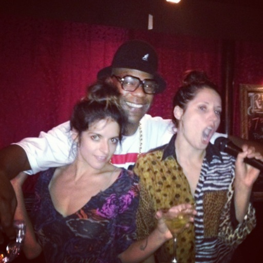 FUN DMC event - guests performing karaoke